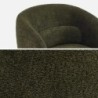 Elias Fauteuil pivotant 360 tissu Kaki