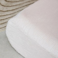 Sokol Chauffeuse velours côtelé 3 places Crème