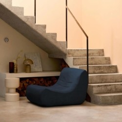 Sokol Chauffeuse velours déperlant 1 place Bleu foncé