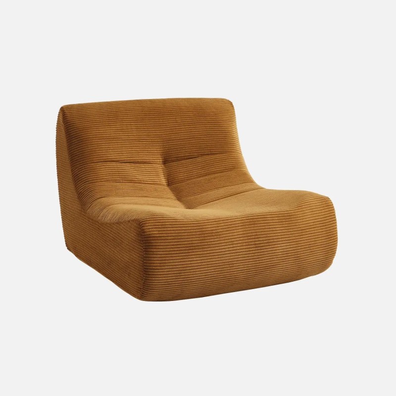 Sokol Chauffeuse velours côtelé 1 place Moutarde