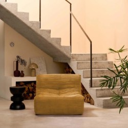 Sokol Chauffeuse velours côtelé 1 place Moutarde