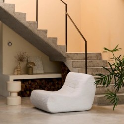 Sokol Chauffeuse velours côtelé 1 place Crème