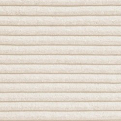 Sokol Chauffeuse velours côtelé 1 place Crème