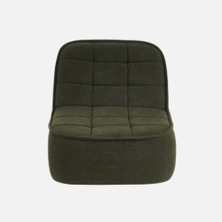 Boni Chauffeuse bouclette texturée 1 place Kaki