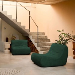 Sokol Chauffeuse velours déperlant 2 places Vert