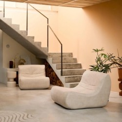 Sokol Chauffeuse velours déperlant 2 places Beige