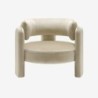 Mellow Fauteuil tripode en velours Beige