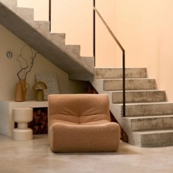 Sokol Chauffeuse tissu effet alpaca 1 place Beige