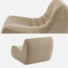 Sokol Chauffeuse tissu effet alpaca 1 place Beige