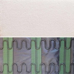 Isak bouclette Fauteuil scandinave bois de peuplier, d'hévéa et bouclette