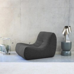 Sokol Chauffeuse bouclette texturée 1 place Anthracite