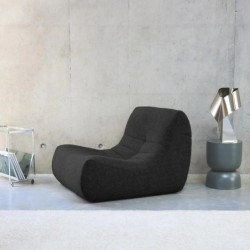 Sokol Chauffeuse bouclette texturée 1 place Noir