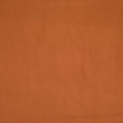 Antoine Fauteuil scandinave bois d'hévéa et velours Terracotta