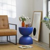 Ruiz MgO tabouret d'accent Terrazzo Bleu cobalt