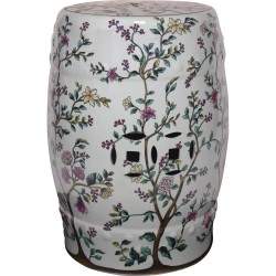 Gode tabouret décoratif en céramique