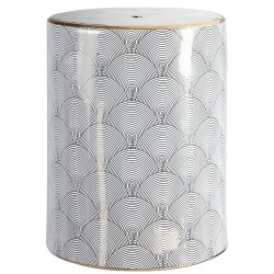 Vandergriff tabouret décoratif en céramique