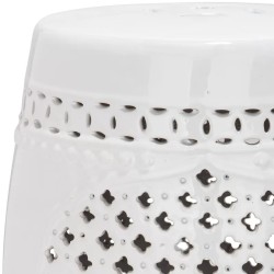 Tabouret décoratif hallene en céramique