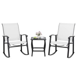 Armyn 2 personnes Outdoor Swing set Blanc