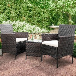 JAGUAR 2 personnes Outdoor avec coussin seat set Couleur beige