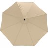 Parapluie marché delaplaine 108 pouces 
Couleur beige