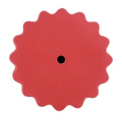 Tabouret décoratif en céramique Pier Robins Egg Red