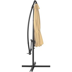 Parapluie Cantilever Chalone 115 pouces Beige
