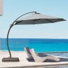 Ebonique Cantilever Umbrella with Base Included Gris