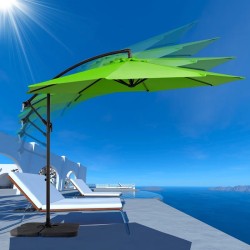 Haque 120 Cantilever Umbrella 
Apple Green