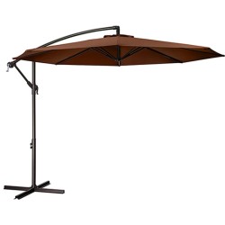 Haque 120 Cantilever Umbrella 
Coffee