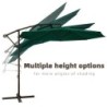 Haque 120 Cantilever Umbrella 
Dark Green