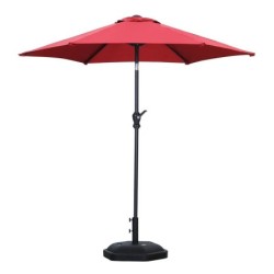 90 Tilt Market Umbrella Rouge