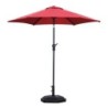 90 Tilt Market Umbrella Rouge