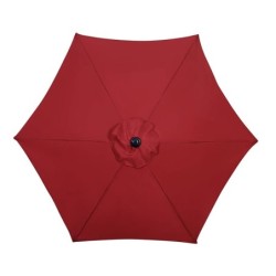 90 Tilt Market Umbrella Rouge