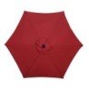 90 Tilt Market Umbrella Rouge