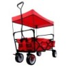 Chariot de transport FUXTEC Wild Cruiser Rouge pliable charge 75 kg
